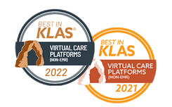 Best in KLAS Virtual Care Platform 2021 & 2022
