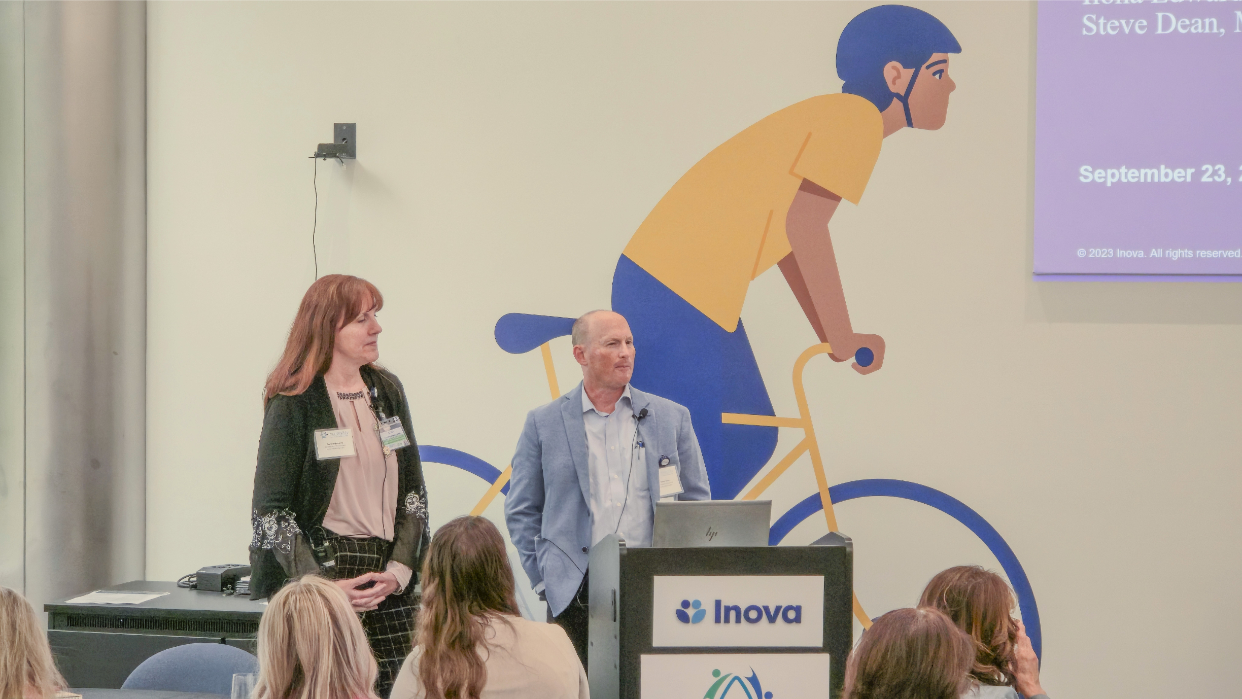 Ilona Edwards and Steve Dean share Inovas vision