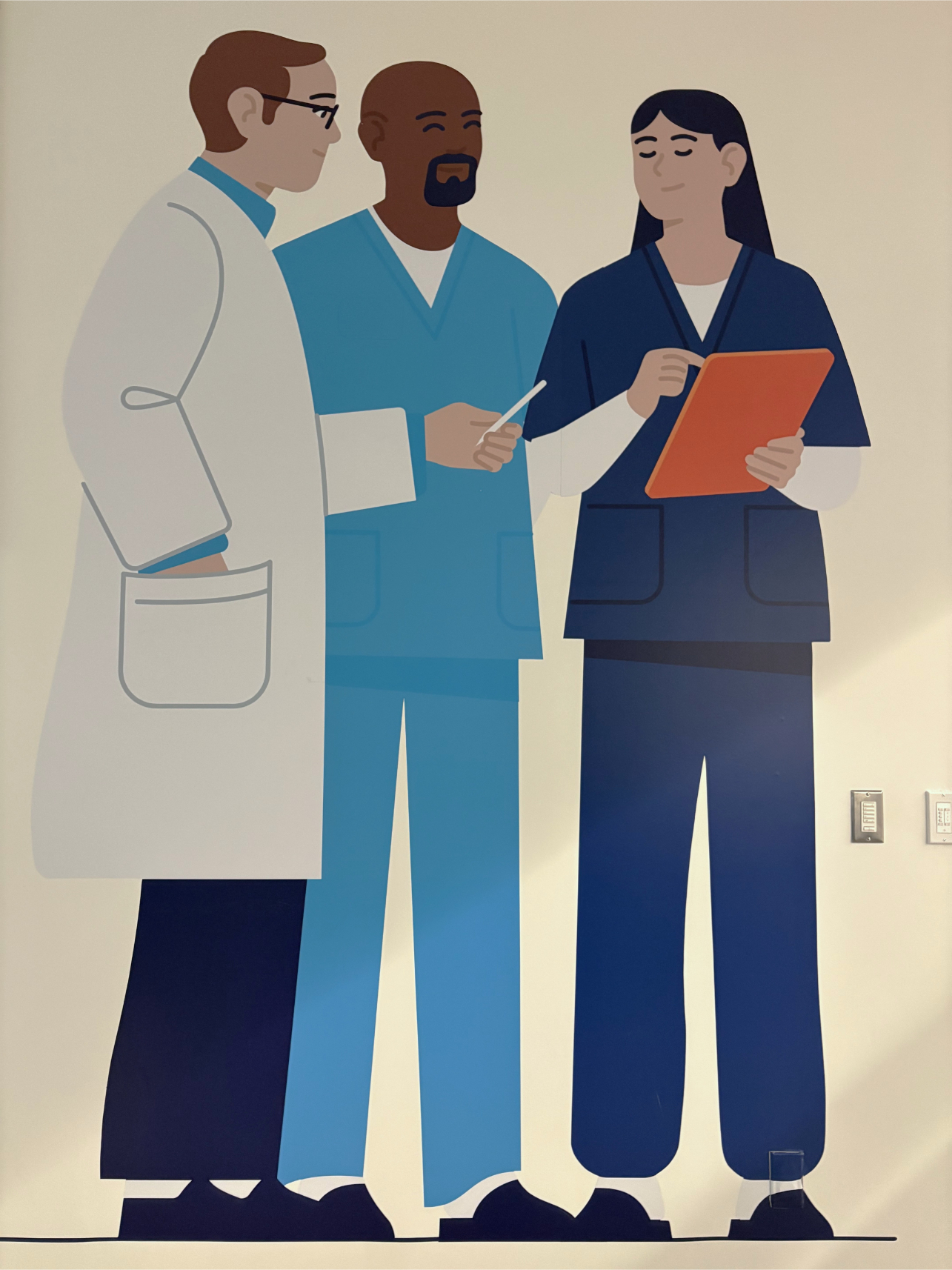 Inova Center for Personalized Health conference roo mural