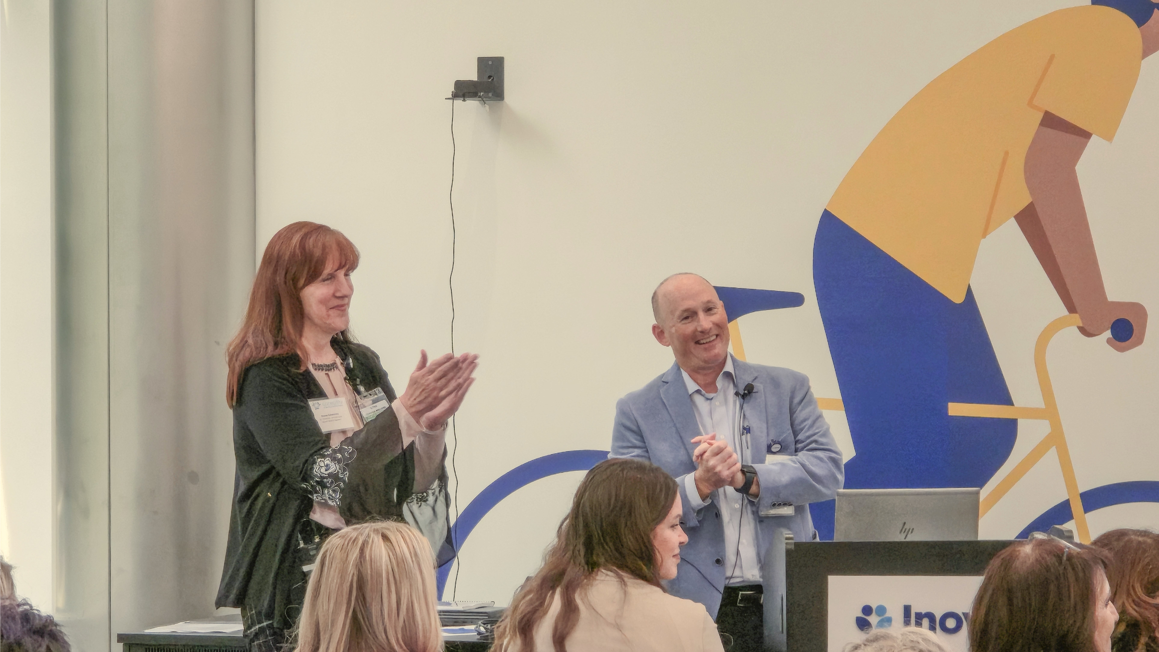 Inova Senior Directors of Virtual Care Ilona Edwards and Steve Dean