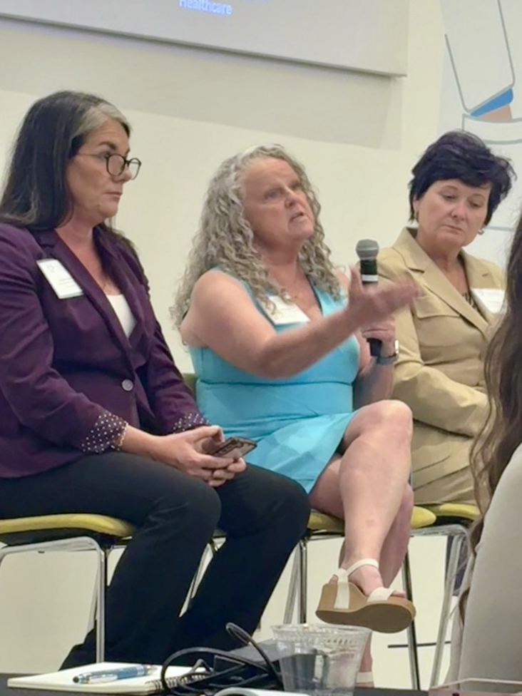 Jennifer Watkins, Cheryl Hiddleson, and Deb Marinari share lessons learned